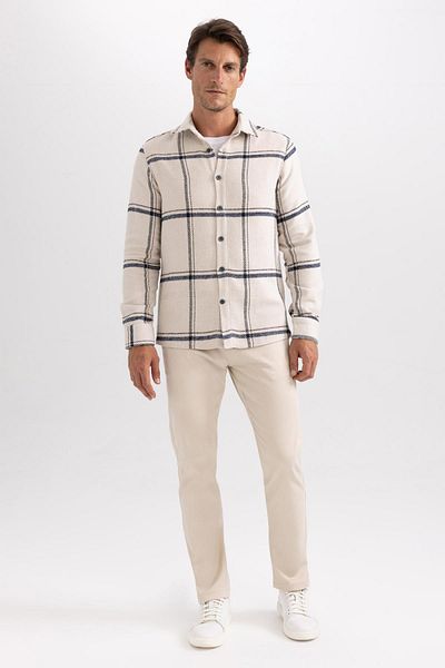 DeFacto Modern Fit Lumberjack Long Sleeve Shirt Y1692Az23Au