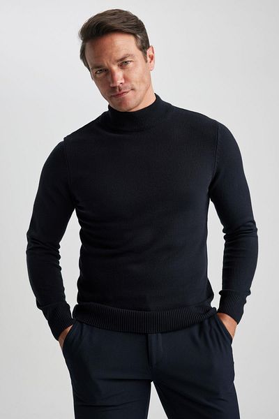 DeFacto Slim Fit Turtleneck Sweater R1127az23wn