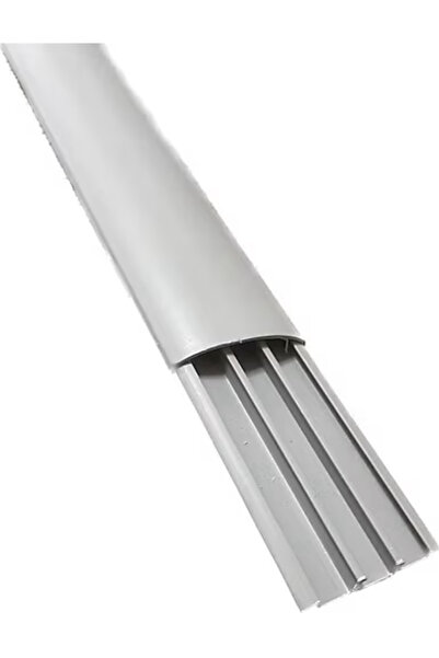 HİLALSAN 50X12 Balık Sırtı Kablo Kanalı Yapışkan Bantlı Gri 1 MT.