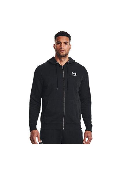 Under Armour Hanorac de antrenament negru Essential pentru bărbați 1373881 -001