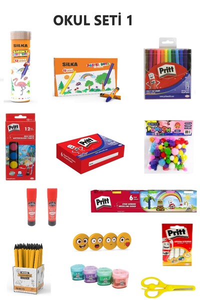 Pritt BOYAMA SETİ 1 (PRİTT-SİLKA-RUBENİS-MAS)