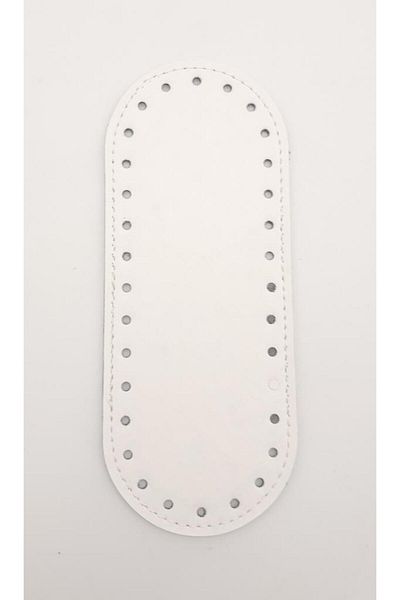 angel çanta aksesuar Angel Bag Accessory Faux Leather White 20x8 cm Oval Bag Base