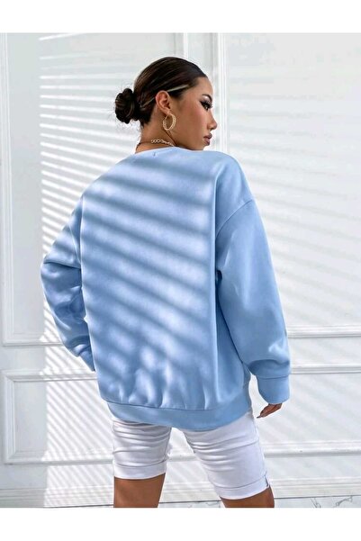 FAVORİST Φούτερ Ocean CITY με στάμπα με λαιμόκοψη