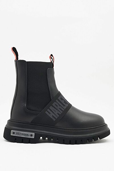 Harley Davidson Cizme din piele neagră de damă Nefud