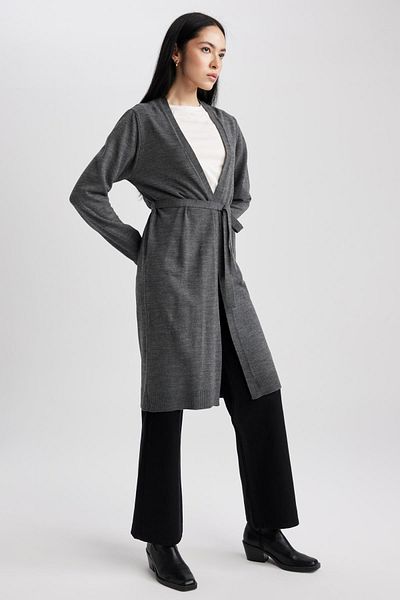 DeFacto Cardigan Regular Fit s výstřihem do V
