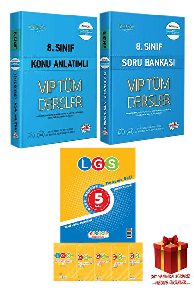 Editör Yayınevi Editör LGS 8 Sınıf Tüm Dersler Konu Anlatım-Soru Bankası-5 De...