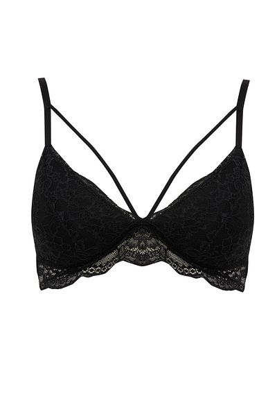 DeFacto Fall in Love Lace Padded Triangle Bralette