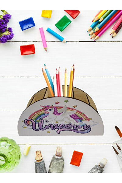 Berenden Suport pentru stilouri și organizator de masă din lemn pentru copii ...