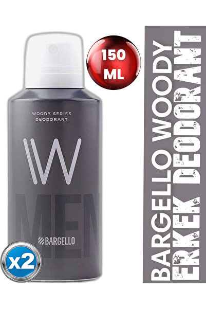 Bargello (2ADET) Parfümlü Yüksek Kalıcılıklı Erkek Deodorant  150 Ml