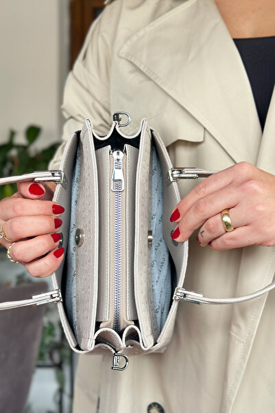 Just Polo Just Polo Print Patterned Stone Colored Special Series Bag - Gq-4045-Gd Gzd