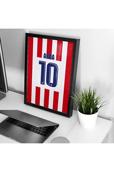 Sekiz Numara Arda Turan Atletico Madrid 13/14 Forma Poster Tablo