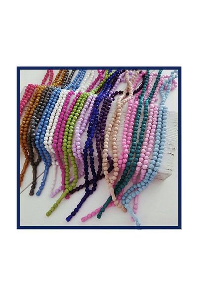 RoseRoi Mevlüt Gift Rose Scented Rose Patterned Gift Prayer Beads Without Box 100 Pieces Assorted Colors