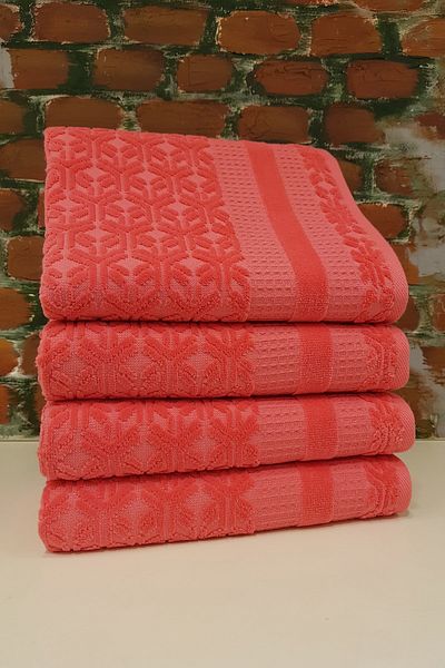 Özdilek Lyre 4-Piece Towel - Pomegranate Flower
