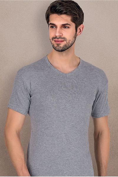 ali altun iç giyim Ανδρική λαιμόκοψη με λαιμόκοψη 2009 Super Combed Grey