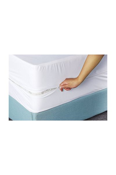 EVOMED Huse de saltea cu fermoar antialergic antiacarian unic 100 x 200 x 20 cm pentru pat