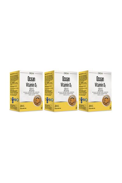 Ocean OceanVitaminD3 - 600IU20ML(3 Boxes)
