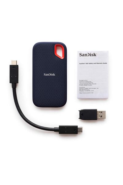 SanDisk Extreme 250 GB 1050MB/sn V2 Taşınabilir SSD SDSSDE60-250G-G25 Siyah