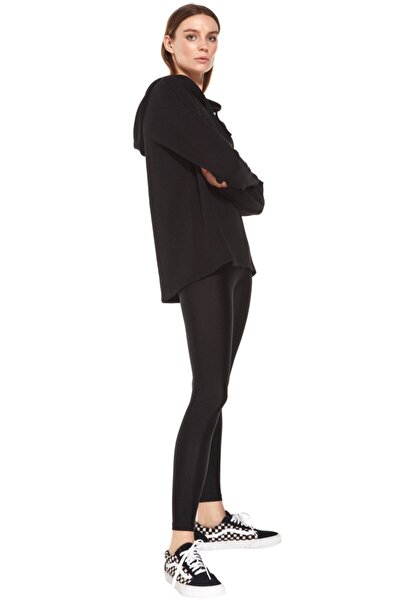 Momslab Γυναικείο Μαύρο Γυαλιστερό Κορσέ Καλσόν Ντίσκο