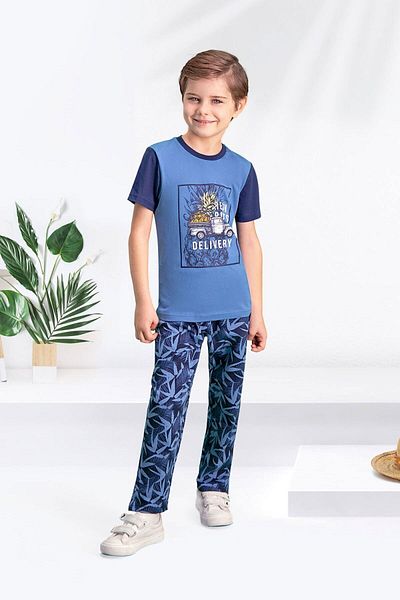 Arnetta Set de pijamale pentru băiat Bamboo Smoke
