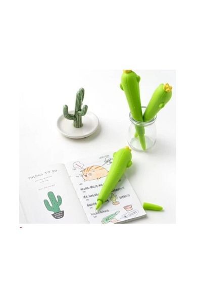 NETAVANTAJ Cactus Squishy Ballpoint Pen