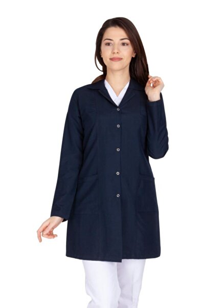 VEHBİ Women Doctor Teacher Apron Lab Pharmacist Nurse Laptop Apron Classic Co...