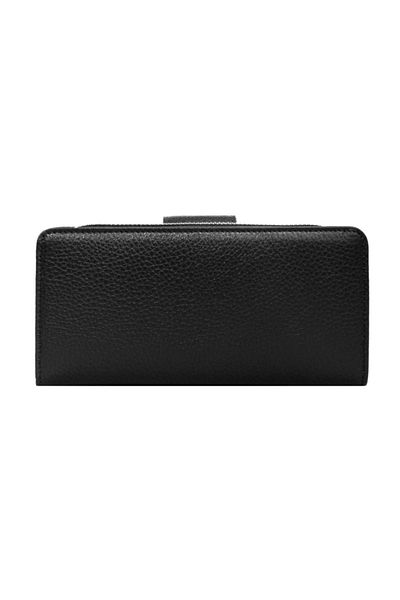 CENGİZ PAKEL Genuine Leather Black Women's Wallet CP65104