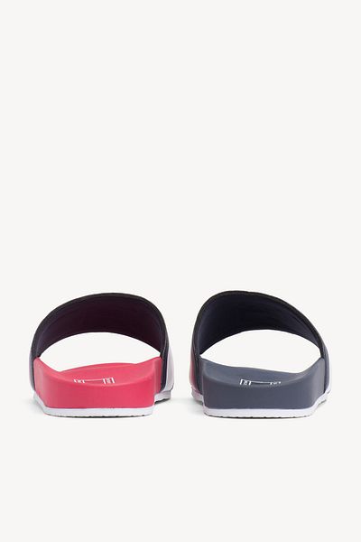 Tommy Hilfiger Pantolette
 - Rot - Flacher Absatz
