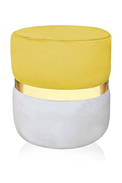 The Mia Puf0030 Sarı Puf