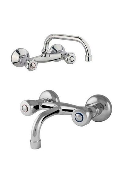 HMS Classic Twist Kitchen And Fixed Sink Faucet