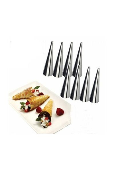 Nar kalıp Narkalıp Croorne Mold Torpedo Funnel Dessert Mold 1 Pack 20 Pieces