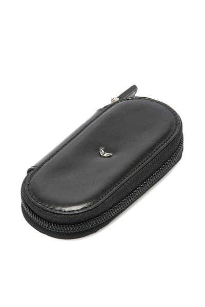 Tergan Πορτοφόλι Unisex από γνήσιο δέρμα μαύρο S1AN 00000096