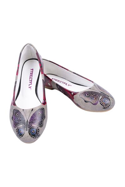 Streetfly Balerini de damă cu imprimeu-color