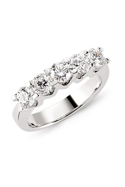 BİLEZİKHANE Pırlanta Beştaş Yüzük 1.00 Karat G Vs