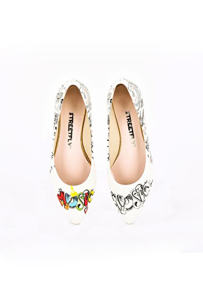 Streetfly Цветни дамски балерини с принт