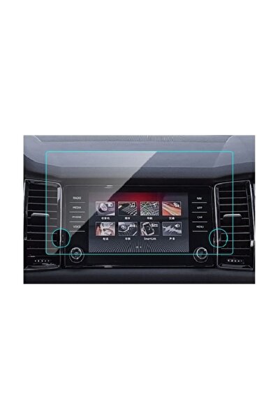 ael-tech Skoda Kodiaq Karoq 8 Inç Navigasyon 9h Nano Ekran Koruyucu 2018-2026