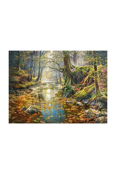 Castorland Puzzle 2000 Parça Ormanda Sonbahar Manzarası Puzzle