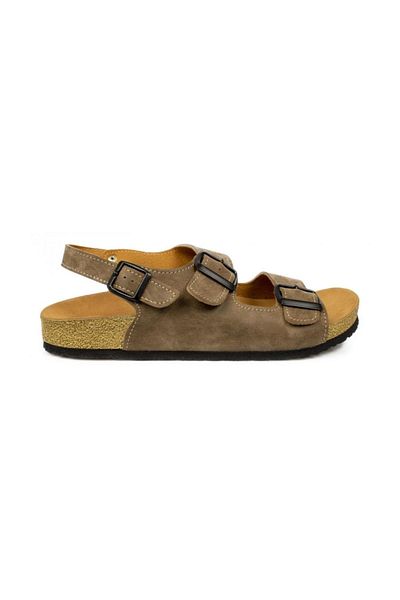 Twigy M0506 Mink Men's Sandals - Double Striped Tw Roman Design