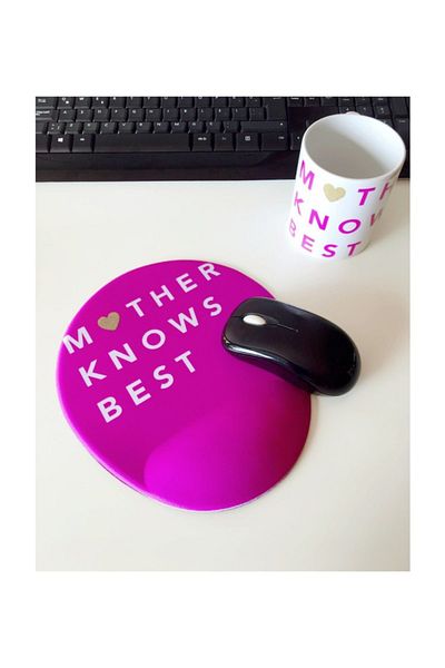 Officeküp Mother Knows Best Wrist Support Mouse Pad