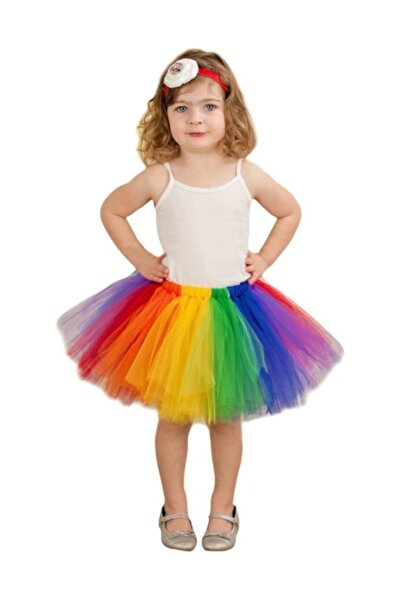 bba new trend Rainbow Tutu Skirt for Girls - Dream Tulle and Ballet Skirt
