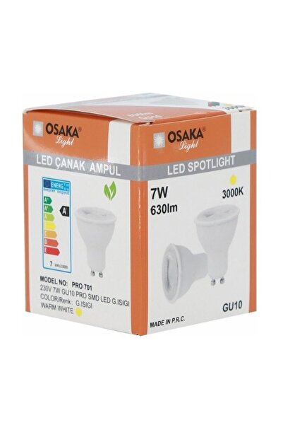 Osaka Light 7watt Gu-10 Pro Smd Led Ampül Günışığı