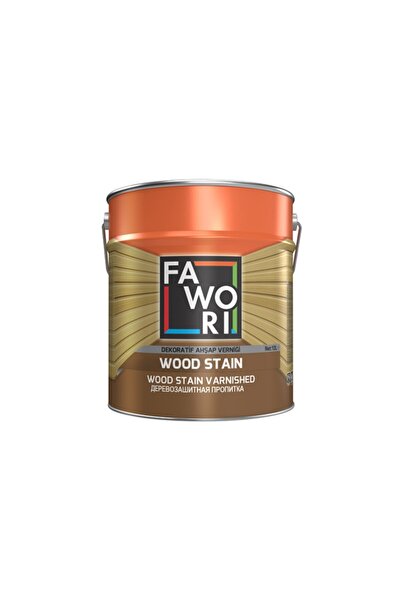 Fawori Wood Stain Vernikli Ahşap Koruyucu 2,5 Lt Burma