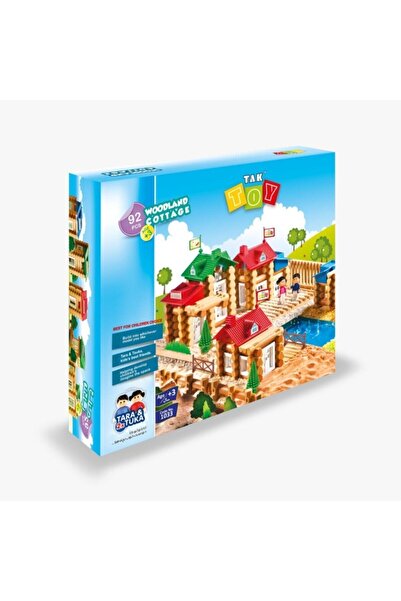 Generic Brand Tak Toy 92 Piece Play Set - Woodland Cottage 92 Pcs