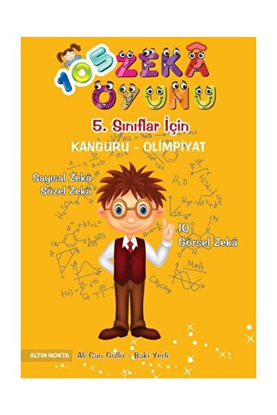 Altın Nokta Yayınları Altın Nokta 5. Sınıf 105 Zeka Oyunu Kanguru Olimpiyat K...