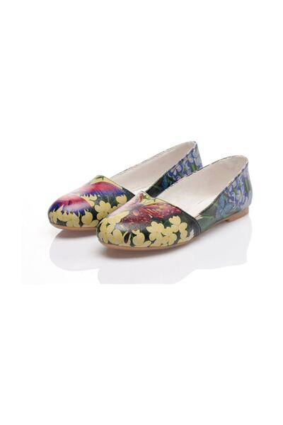 Streetfly Цветни дамски балерини с принт
