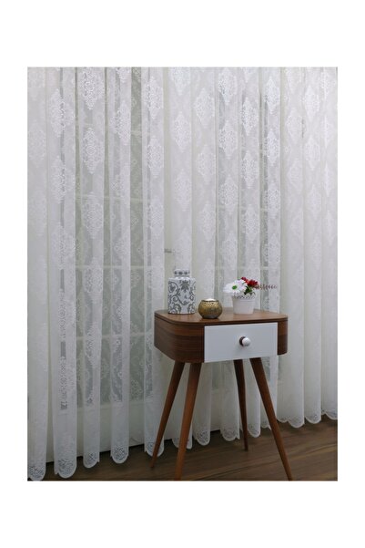 Esse Home Perdea din tul tricotat cu model, gramaj mare, 150x260, pliu normal...