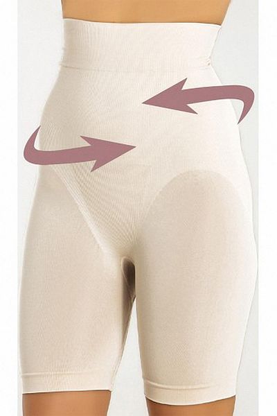 Miss Fit Mid-Calf Double-Layer High Waist Women's Short Leg Corset 1227