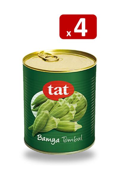 Tat Tombul Bamya Konservesi - 800 gr x 4 Paket
