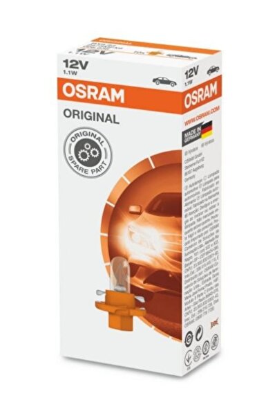 Osram 12v 1.12w Soketli Gösterge Ampulü 10 Adet  2473 Mfx6 10x