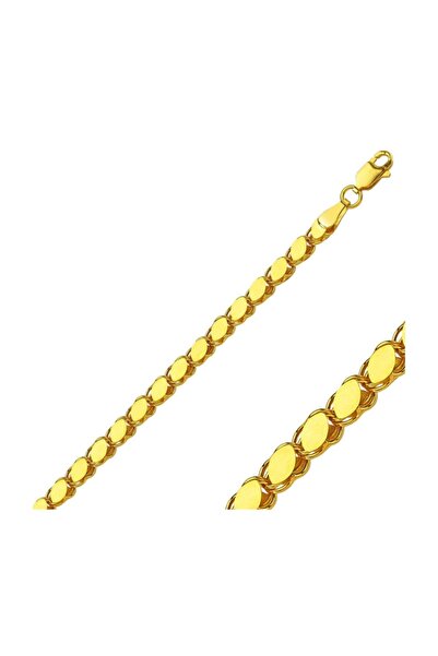 BİLEZİKHANE 14 Ayar Altın Pullu Zincir 1 Metre 25.00 Gram