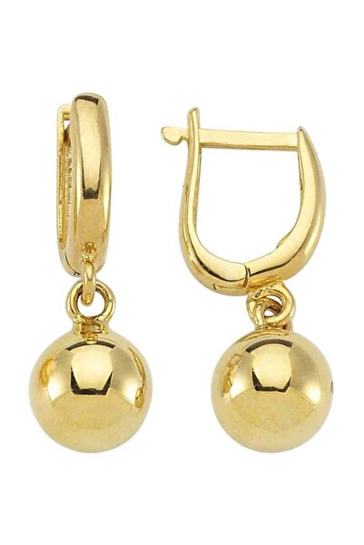 BİLEZİKHANE Altın Top Küpe 14 Ayar 3,00 Gram